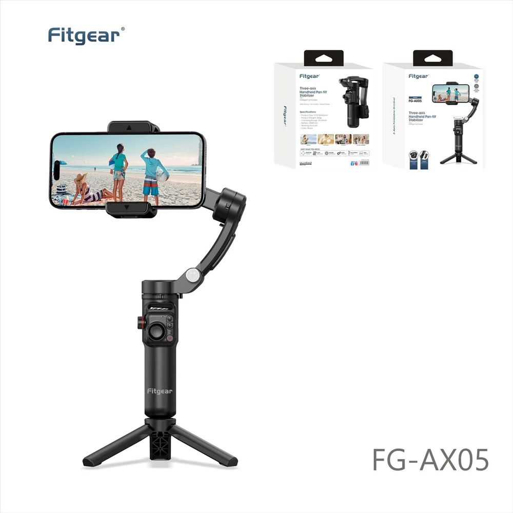 Fitgear FGAX05 Handheld Pan Tilt Stabilizer Tripod