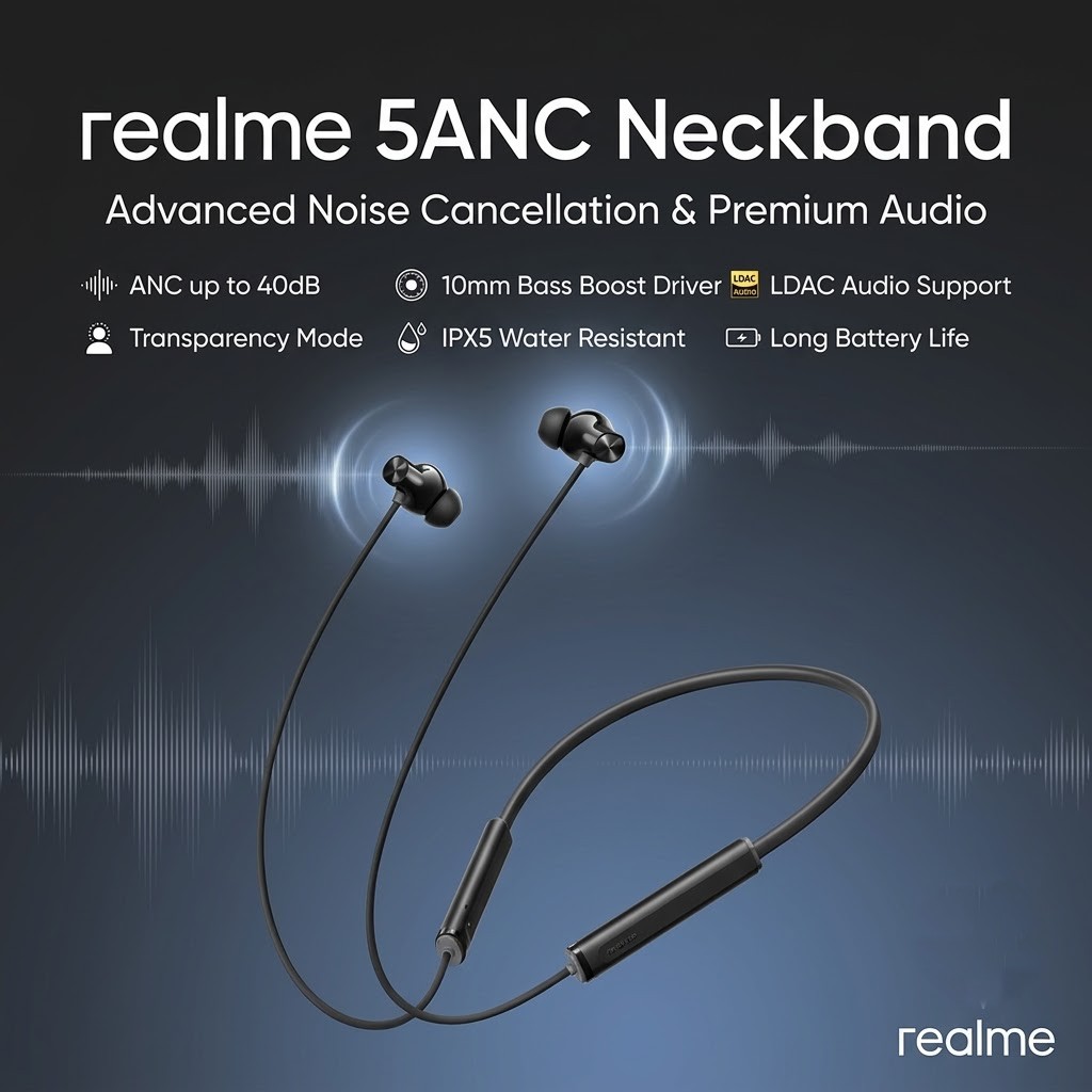 Realme 5ANC Neckband